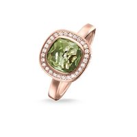 Anillo Thomas Sabo Mujer Green Cosmo in Plata Spinello TR2029-635-6-56 - TR2029-635-6-56
